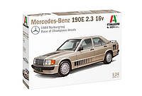 Збірна модель автомобіля Mercedes Benz 190E 2.3 16v W 201 Italeri 3624