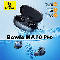 Наушники Baseus Bowie MA10 Pro ANC 48 дБ 40h Bluetooth 5.3 IPX6 Display с шумоподавлением