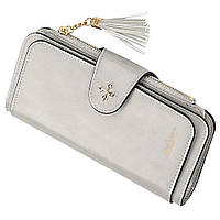Клатч портмоне кошелек Baellerry N2341, кошелек женский маленький кожзаменитель. SD-110 Цвет: серый (Кошельки,