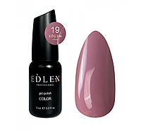 Гель-лак Edlen Color 9ml. №019(темно-розовый, эмаль)