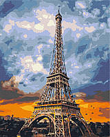 Картина за номерами Залізна пані Парижу BS51680 Розмір 40x50 см