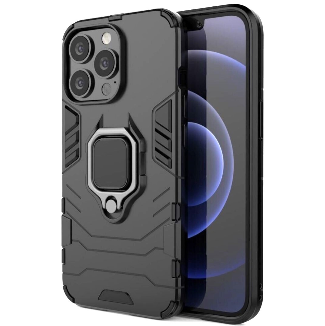 Чохол бампер Primolux Ring Armor для Apple iPhone 13 Pro - Black