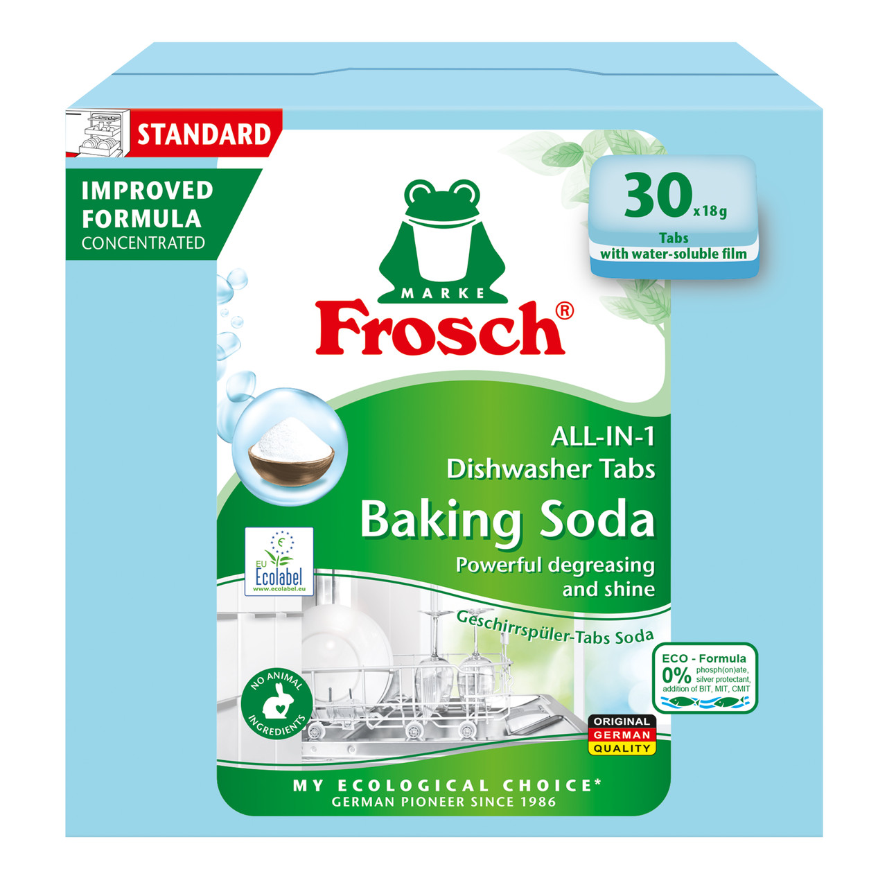 Таблетки для посудомийних машин Frosch Сода