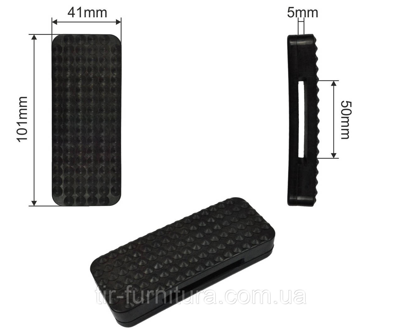 Буферна накладка під ремінь 50мм, фото 1