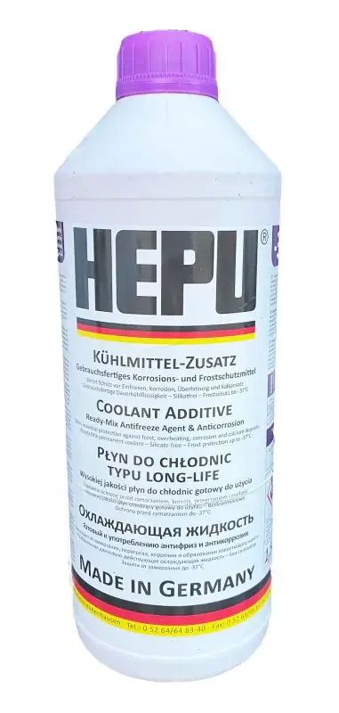 Антифриз HEPU G12+ READY MIX VIOLET-PURPLE -37C