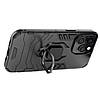Чохол бампер Primolux Ring Armor для Apple iPhone 14 Pro - Black, фото 8