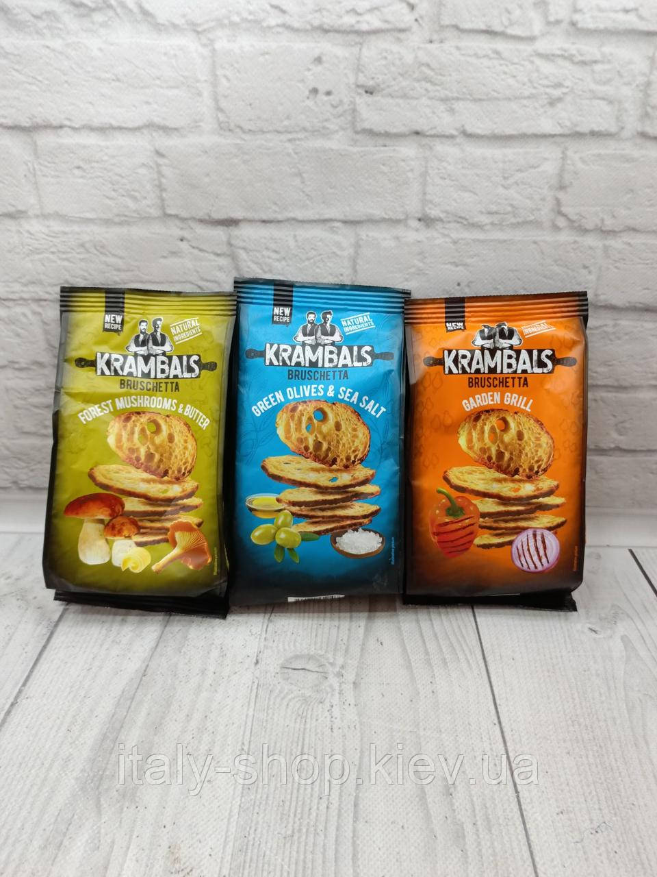 Брускетта Krambals 70 г в асортименті Болгарія, фото 1