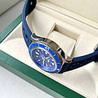 Breitling Chronomat Blue ААА чоловічий наручний годинник із хронографом на шкіряному ремінці та календарем, фото 7