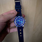Breitling Chronomat Blue ААА чоловічий наручний годинник із хронографом на шкіряному ремінці та календарем, фото 9
