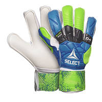 Перчатки вратарские Select GOALKEEPER GLOVES 04 HAND GUARD синий, зеленый, белый Дет 6 (16,5см)