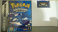 Pokemon Sapphire игра gba game boy advance в коробке