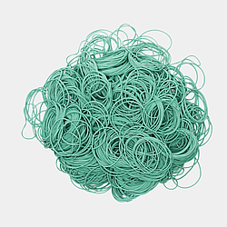 Гумка для грошей 50 г зелена 40 мм