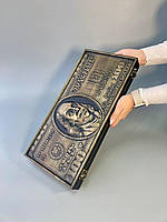 Нарды деревянные "Доллар", подарок для лучшего товарища, 46×23см, арт. 190147