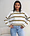Жіночий светр принт смужка, фото 2