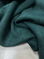 Ткань пальтовая букле, зеленого цвета, Корея
