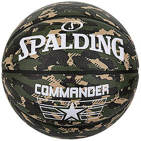 М'яч баскетбольний Spalding COMMANDER камуфляж Уні 7 арт 84588Z