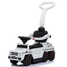 Дитячий електромобіль толокар 2в1 Mercedes AMG M 3853EL-1 White (MP3, SD-карта, мотор 15W, акум.6V/4,5A), фото 6