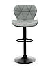 Стілець барний хокер Homart 242PB сірий з чорним (9654), фото 2