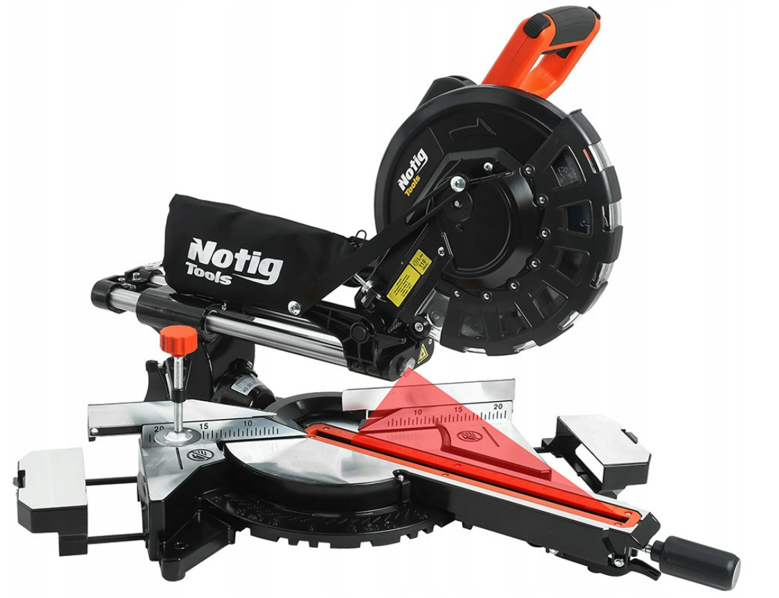 Торцювальна пила з протяжкою Notig Tools 2200 W 255 mm, фото 1