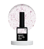 NAILSOFTHEDAY База з поталлю Potal base 05 - молочна база з рожевою поталлю, 10 мл