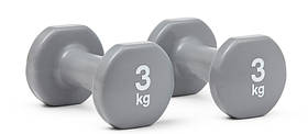 Гантелі Reebok Dumbbells сірий Уні 3 кг