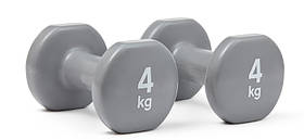 Гантелі Reebok Dumbbells сірий Уні 4 кг