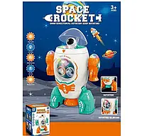 Музыкальная игрушка Космическая ракета, подсветка, звуки, танцы, детские игрушки, игрушки Космос