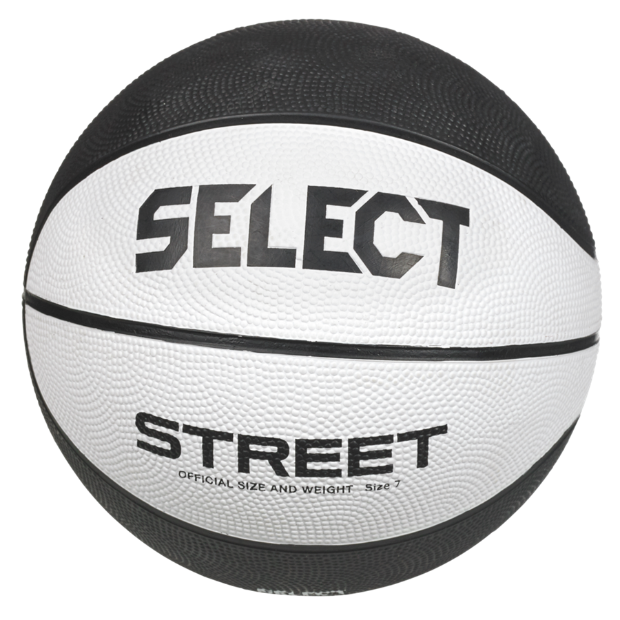 М'яч баскетбольний Select BASKETBALL STREET v25 біло-чорний Уні 7