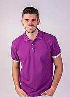 Фіолетова футболка поло чоловіча STANDART