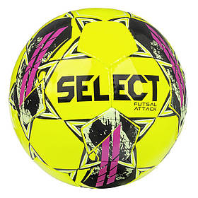 М'яч футзальний Select FUTSAL ATTACK v22 жовто-рожевий Уні 4