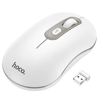 Миша бездротова Hoco для пк и ноутбуков Platinum GM21 White