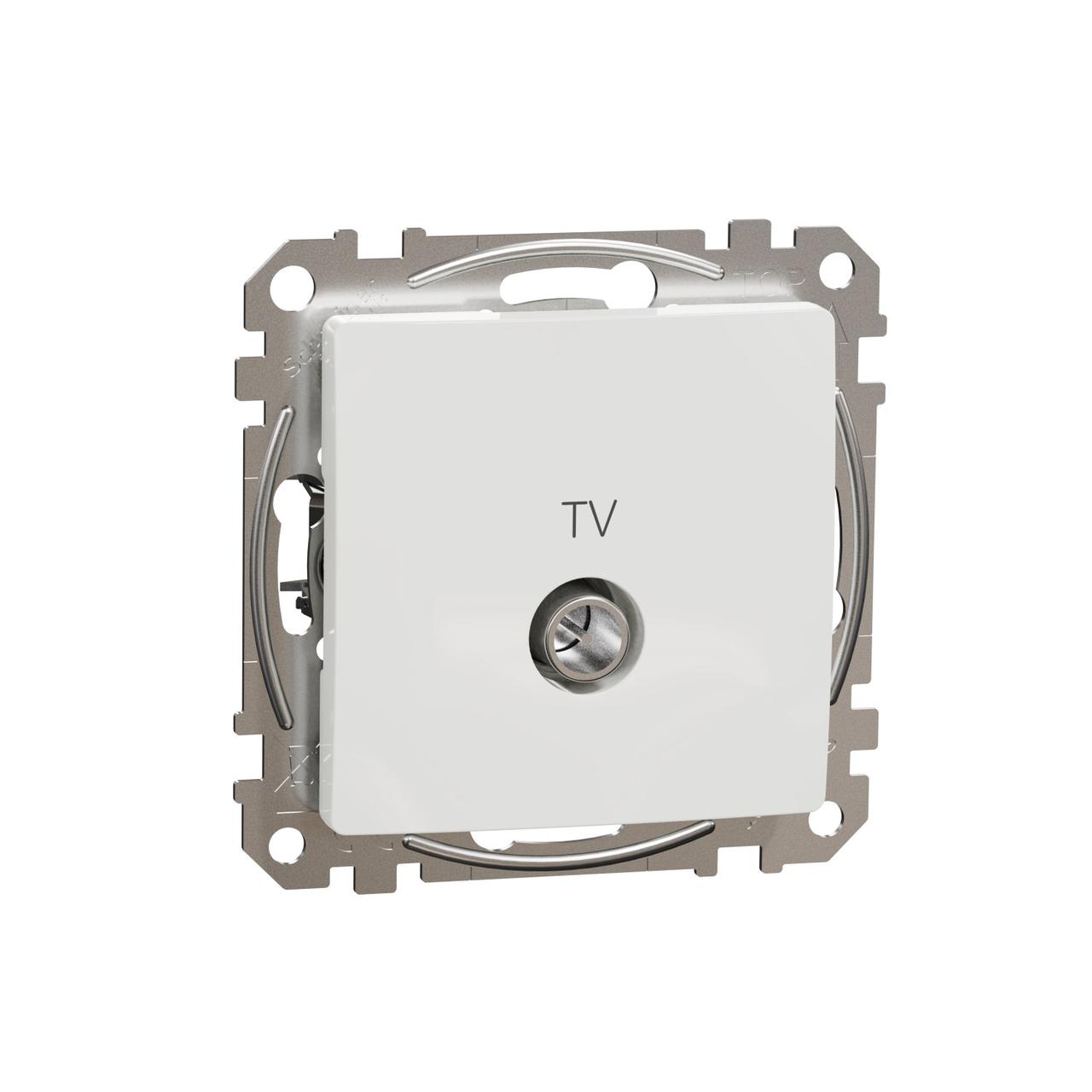 Розетка TV кінцева 4дб Schneider Electric Sedna Design (колір - білий)