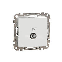 Розетка TV конечная 4дб Schneider Electric Sedna Design (цвет белый)