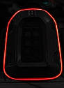 Сумка рюкзак із підсвіткою LED на сидіння мотоцикла для шолома Ghost Racing, фото 8