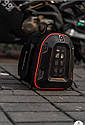 Сумка рюкзак із підсвіткою LED на сидіння мотоцикла для шолома Ghost Racing, фото 9