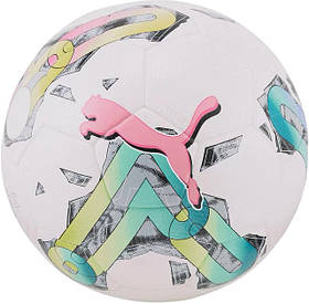 М'яч футбольний Puma Orbita 5 TB Hardground білий, рожевий,мультиколор Уні 5