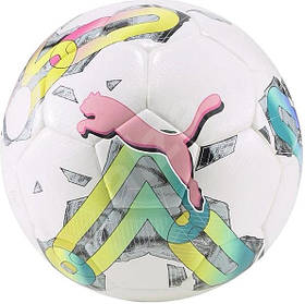 М'яч футбольний Puma Orbita 5 HYB білий, рожевий,мультиколор Уні 4