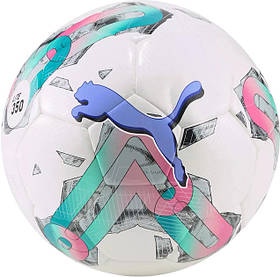 Футбольний м'яч Puma Orbita 5 HYB Lite 350 білий, фіолетовий, мультиколор Уні 4