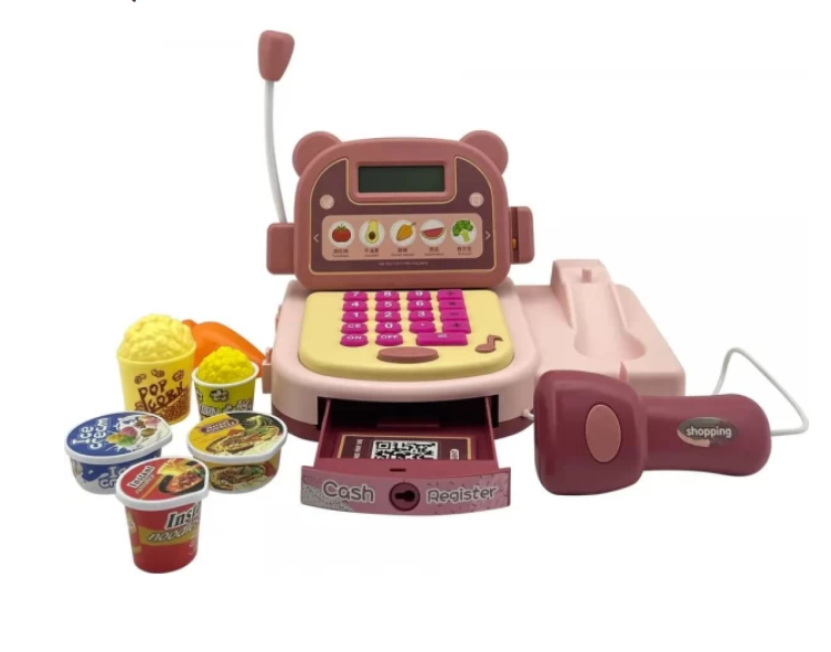 Іграшковий касовий апарат Mini Appliance гра в магазин, світло, звук, продукти. 6763 А, фото 1