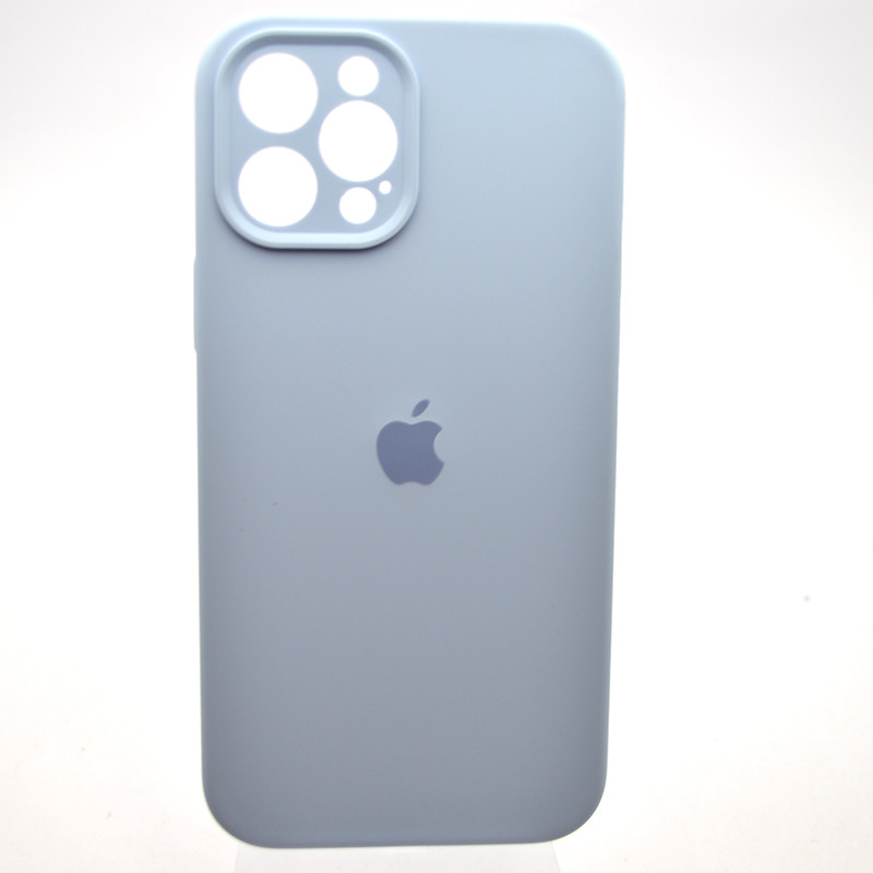 Силіконовий чохол накладка Silicon Case Full Camera для iPhone 12 Pro Max Lilac Purple
