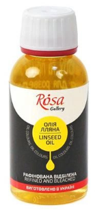 Олія лляна "Rosa Gallery" рафінована відбілена, 125мл №75400125 (15)