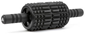 Ролик для фітнесу Adidas FOAM AB ROLLER 44 x 12,8 x 12,8 см чорний