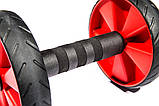 Ролики для пресу Adidas Core Rollers чорний, червоний Уні One Size, фото 4