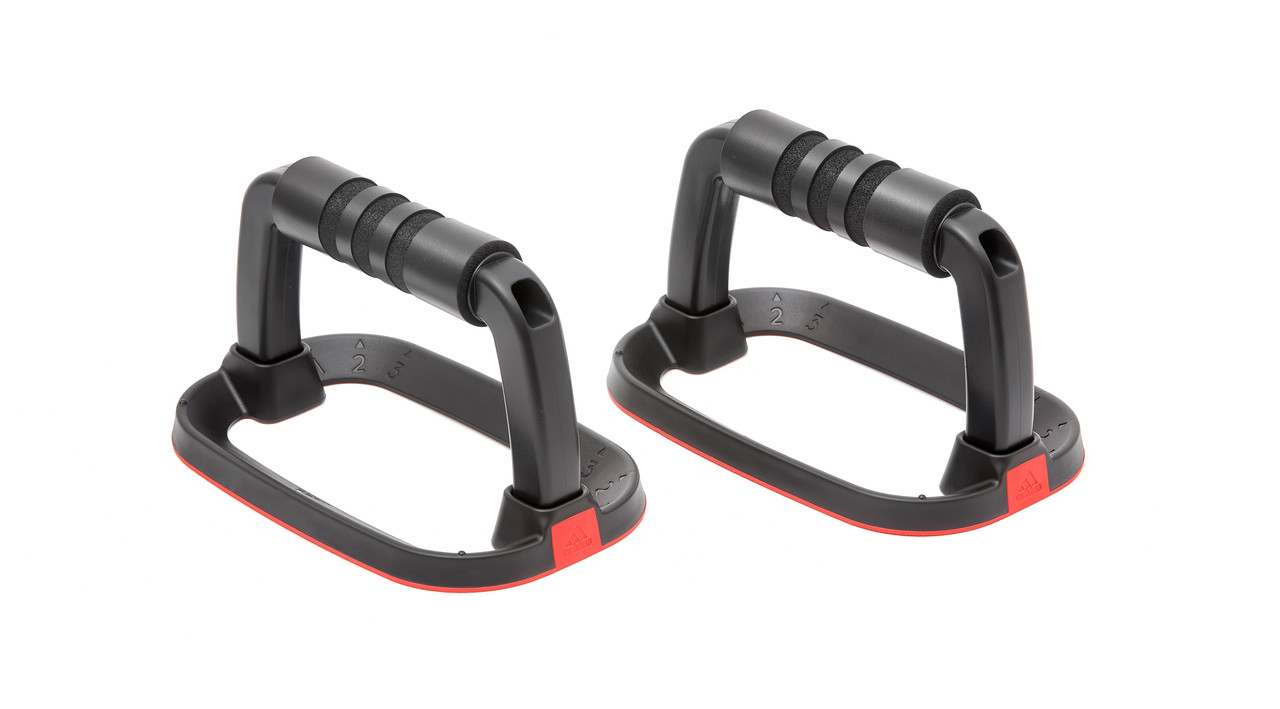 Упори для віджимання Adidas Performance Push Up Bars чорний, червоний Уні 20,7 x 13 x 11,7 см