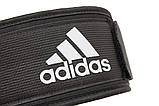 Пояс для важкої атлетики Adidas Essential Weightlifting Belt чорний Уні XL (94-120 см), фото 4
