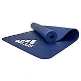 Килимок для фітнесу Adidas Fitness Mat синій Уні 173 x 61 x 0.7 см, фото 3