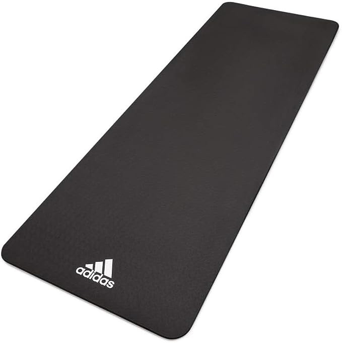 Килимок для йоги Adidas Yoga Mat чорний Уні 176 х 61 х 0,8 см