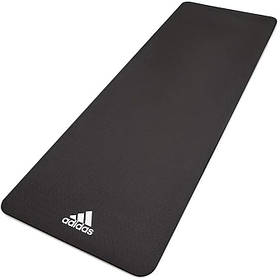 Килимок для йоги Adidas Yoga Mat чорний Уні 176 х 61 х 0,8 см