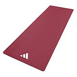 Килимок для йоги Adidas Yoga Mat червоний Уні 176 х 61 х 0,8 см, фото 2