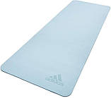 Килимок для йоги Adidas Premium Yoga Mat світло-блакитний Уні 176 х 61 х 0,5 см, фото 2